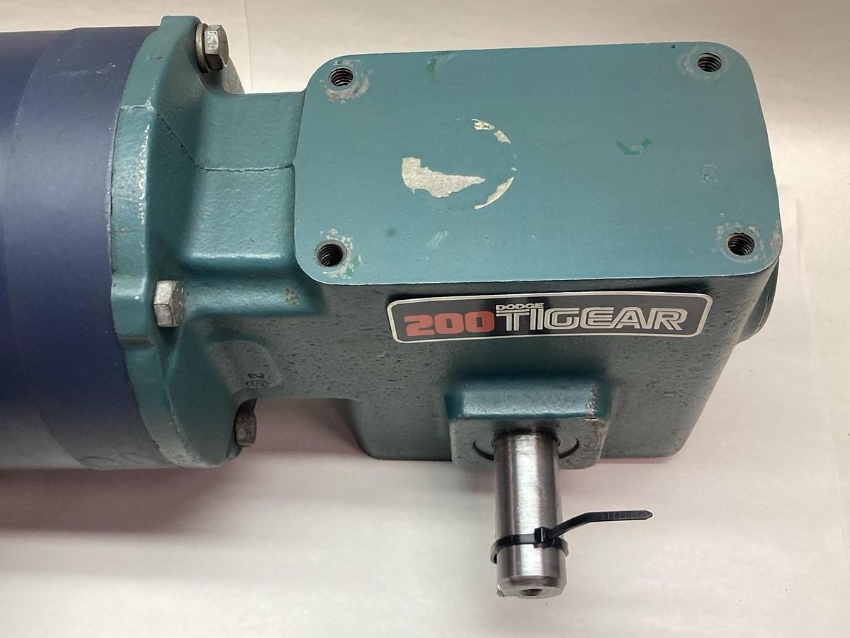 Used Reliance,56/200-20,Right Angle Gear Reducer 1.11HP 1750RPM RATIO 20