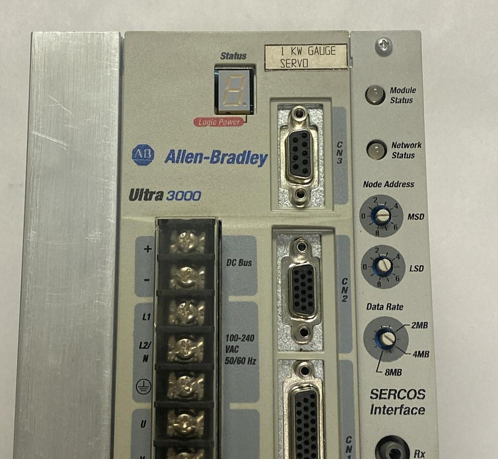 Used ALLEN BRADLEY,2098-DSD-010-SE,SER B ULTRA 3000 DIGITAL SERVO DRIVE