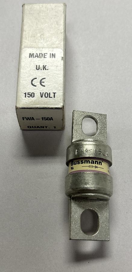 Used BUSSMANN,FWA-150,FUSE 150A 150V NEW