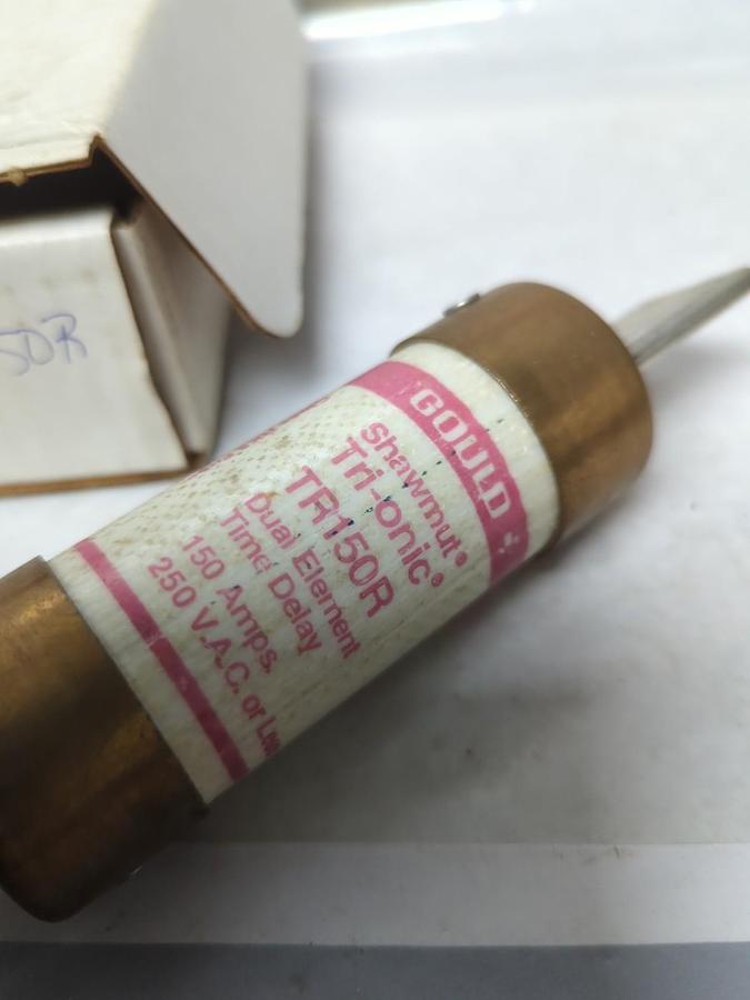 Used GOULD SHAWMUT,TR150R,TRI-ONIC 50 AMP FUSE PRE-OWNED