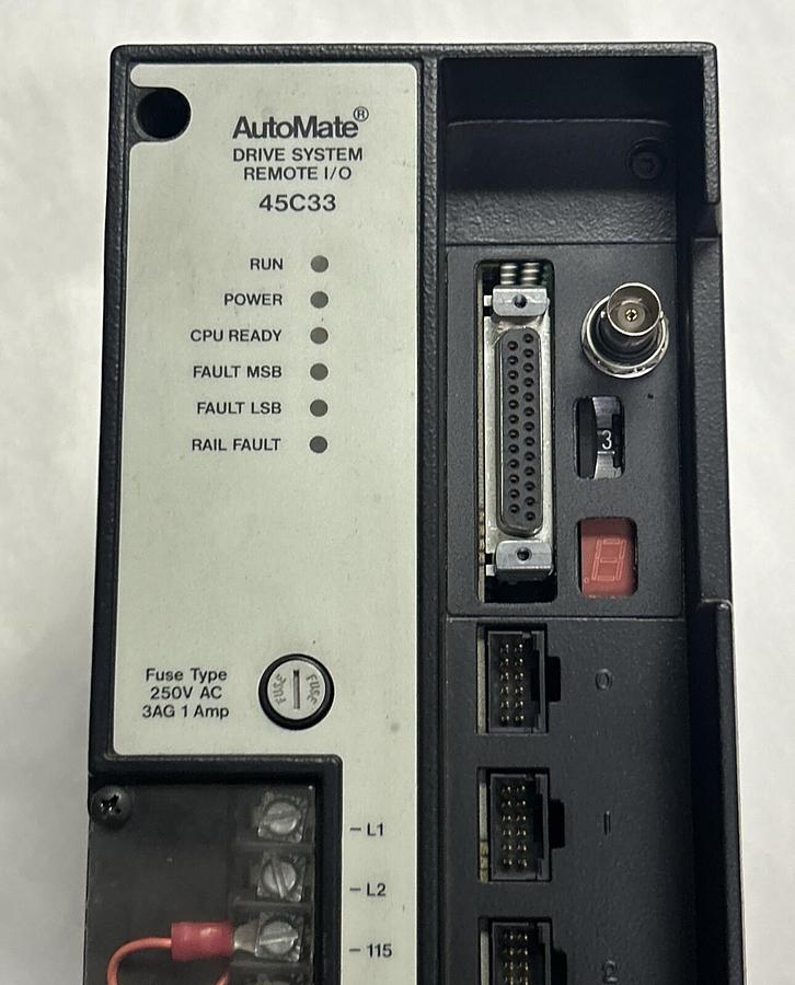 Used RELIANCE,45C33,DRIVE SYSTEM REMOTE I/O
