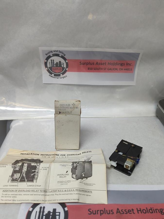 GOULD,E20X14,OVERLOAD RELAY KIT NOS