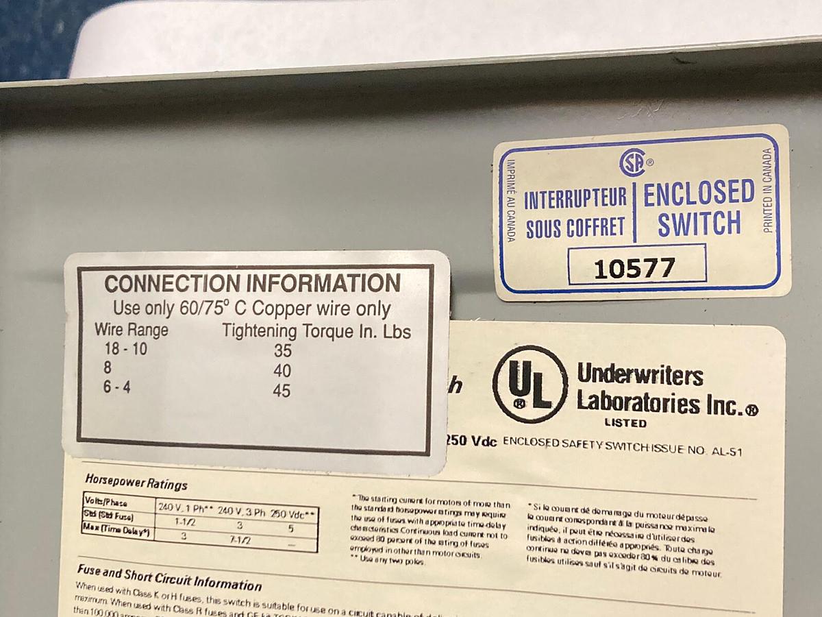 Used StarLine,FD100-30-3-250-4,Busway Tap Box