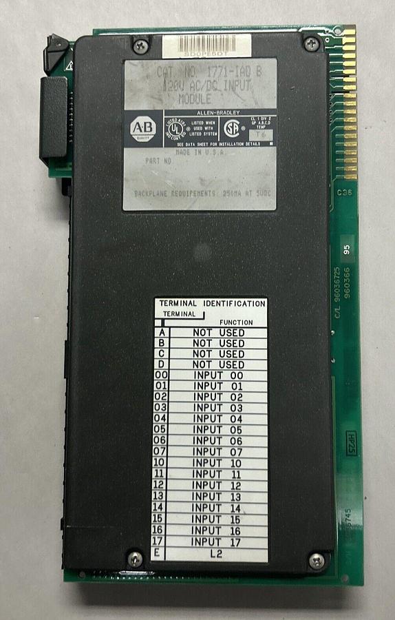 Used ALLEN BRADLEY,1771-IAD,INPUTE MODULE