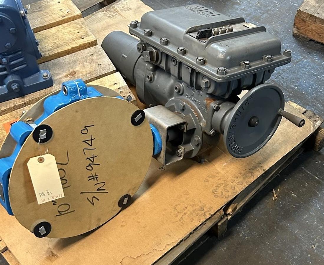 Used EIM CONTROLS,Q6K2-B,VALVE ACTUATOR 1/8HP 90VDC 1725RPM