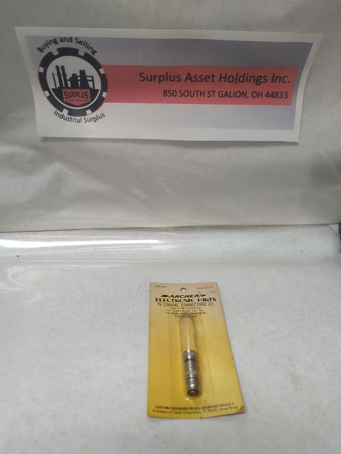 ARCHER,F-56,TV COAXIAL CONNECTOR PACK OF 2 NOS