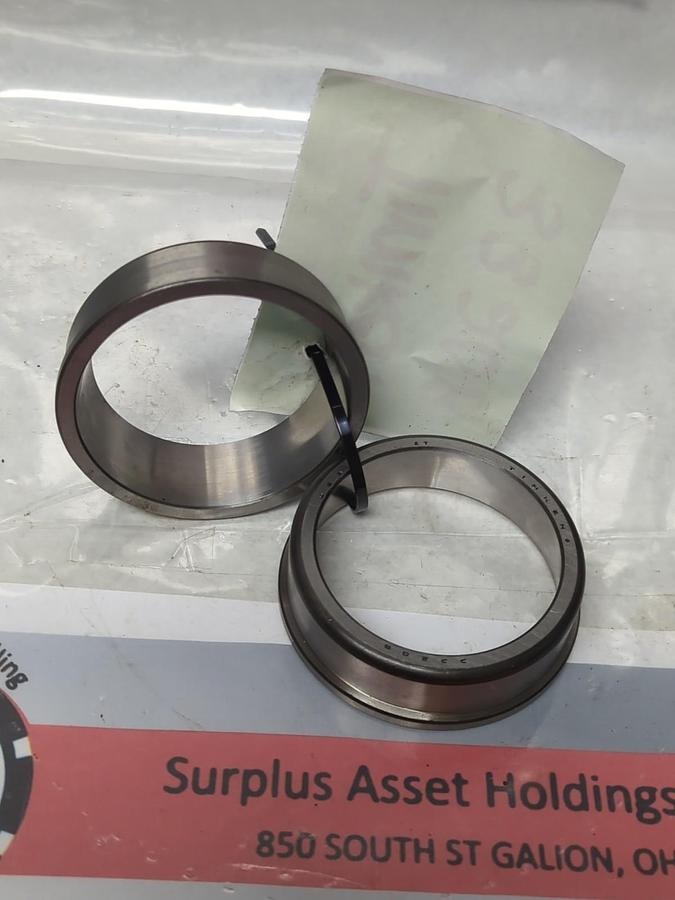 Used TIMKEN,3320B,ROLLER BEARING FLANGED CUP LOT OF 2 PRE-OWNED