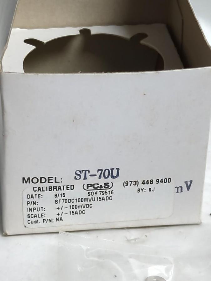 PC.S,ST70DC100MVU15ADC,PRESSURE GAUGE -15-0-+15 DC AMPERES NOS