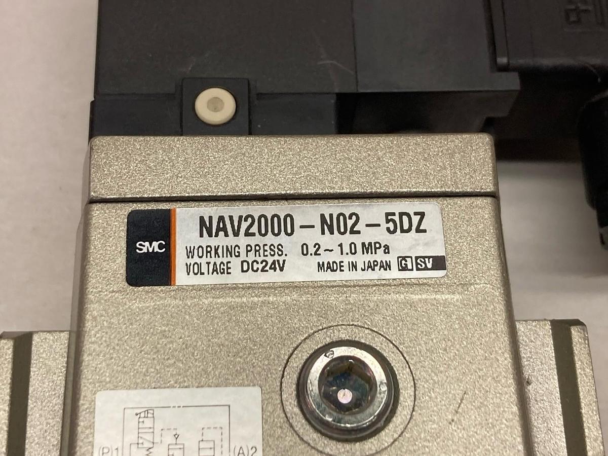 SMC,NAV2000-N02-5DZ,Soft Start-Up Valve 0.2-1.0MPa, 1/4 Inch NPT 24VDC Coil