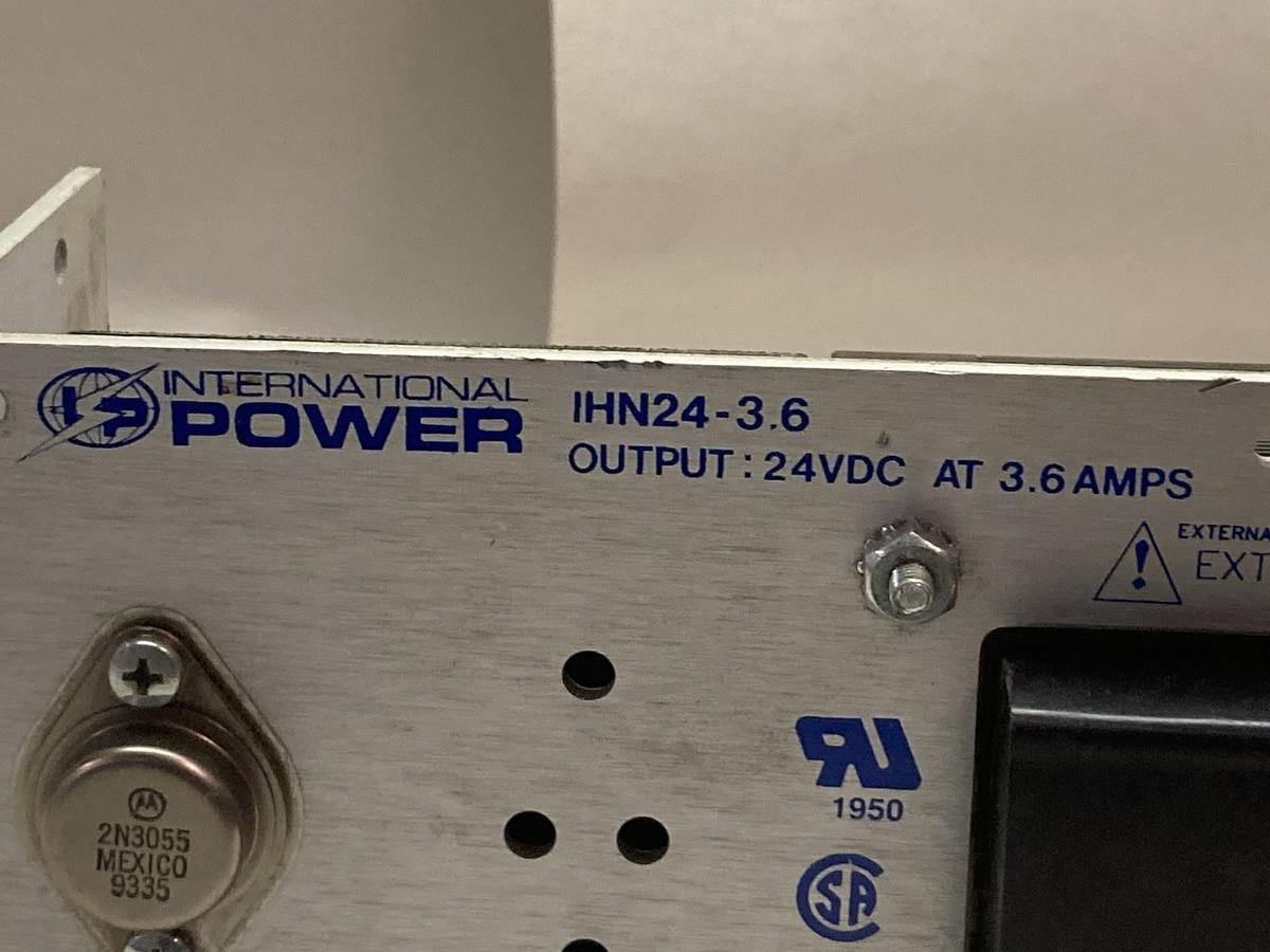 Used International Power,IHN24-3.6,Linear Power Supply 24VDC 3.6A