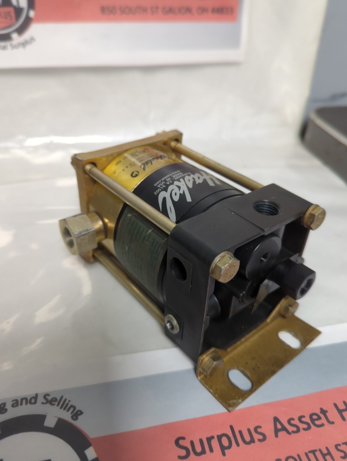 Used HASKEL,51811-M-71,PUMP 8800 PSI PRE-OWNED