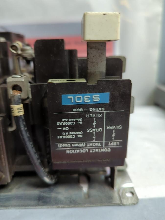 Used CUTLER-HAMMER,A50DN0,REVERSING STARTER SERIES B1 SIZE 2 PRE-OWNED