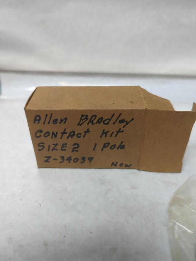 ALLEN BRADLEY,Z-34039,CONTACT KIT 1-POLE SIZE 2 NOS