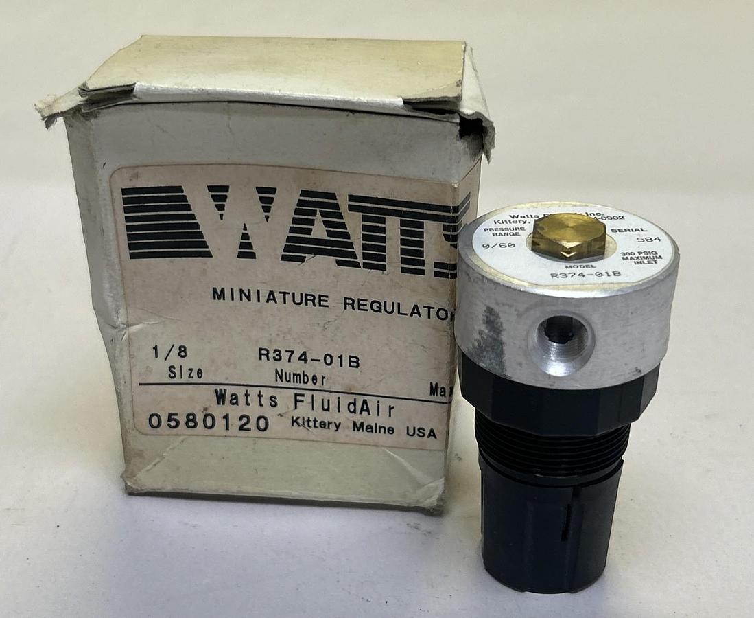 WATTS,R374-01B,MINIATURE REGULATOR 1/8 INCH NOS
