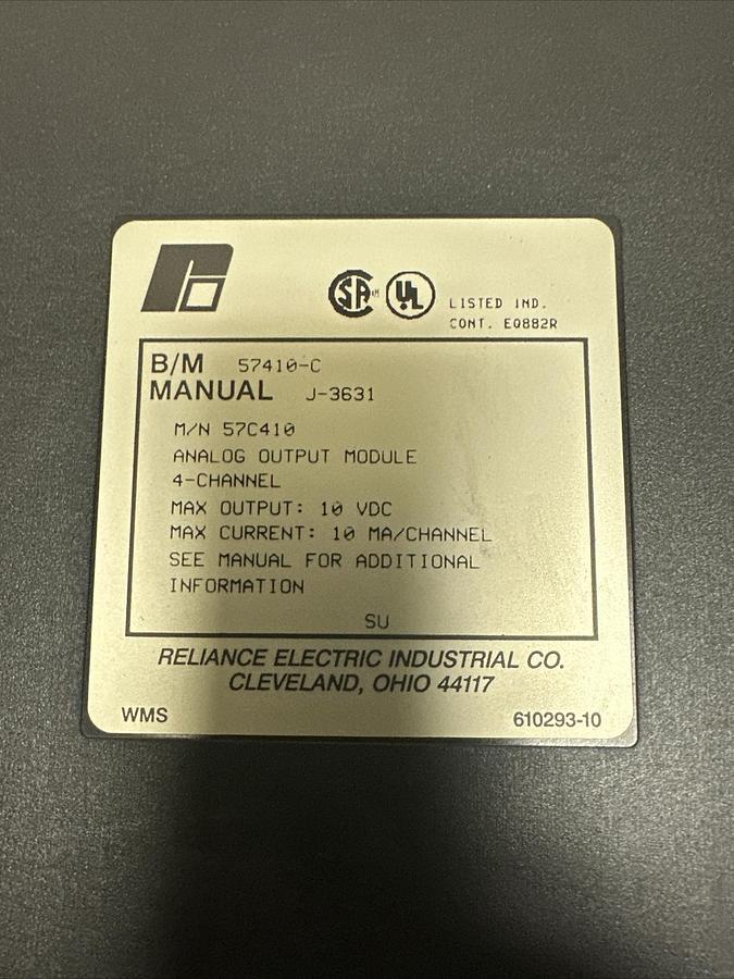 Used Reliance Electric,57C410,Isolated Analog Output
