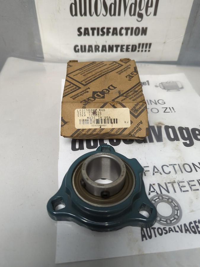 DODGE,124637,3-BOLT MOUNT FLANGE BEARING 1-3/16 IN BORE LFSC103NI MOD NOS