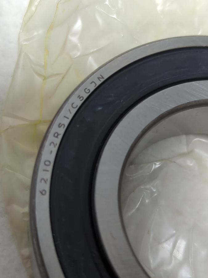 SKF,6210 2RS1/C3GJN,RUBBER SEALED BALL BEARING NOS