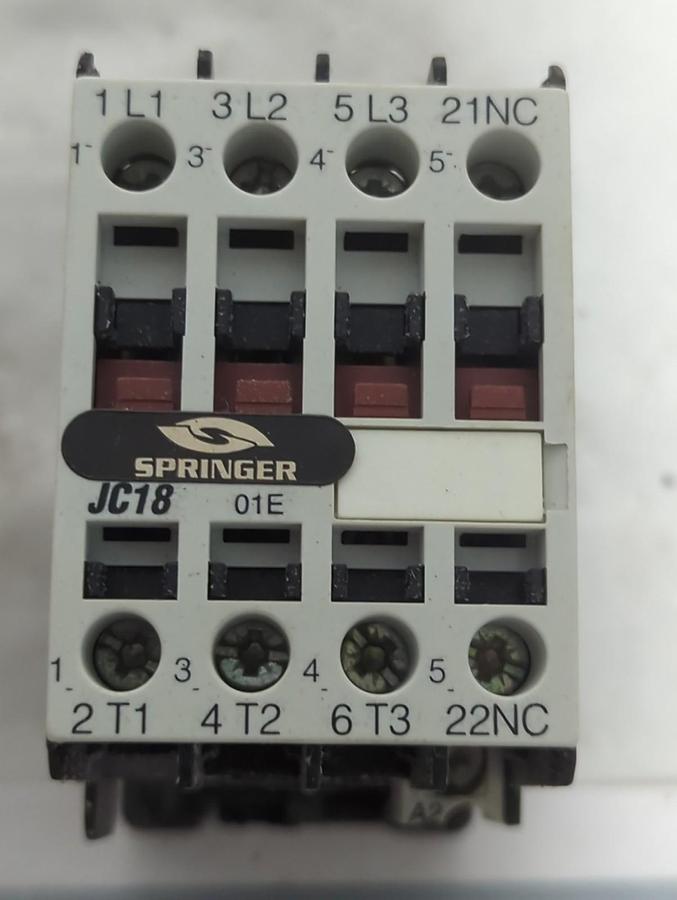 SPRINGER,JC18A301TJ,CONTACTOR 600V 32A MAX NOS