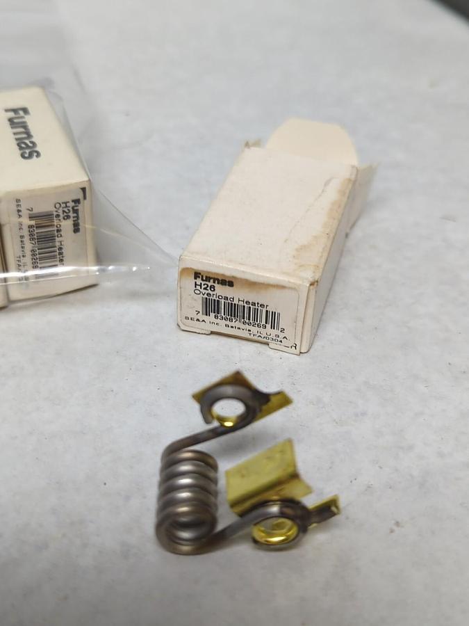 FURNAS,H26,THERMAL OVERLOAD HEATER ELEMENT LOT OF 8 NOS