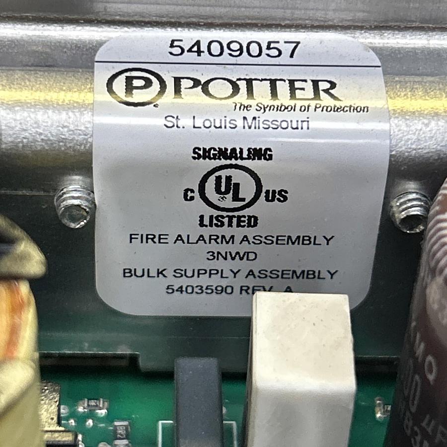 Used POTTER,5409057,FIRE ALARM ASSEMBLY CIRCUIT BOARD