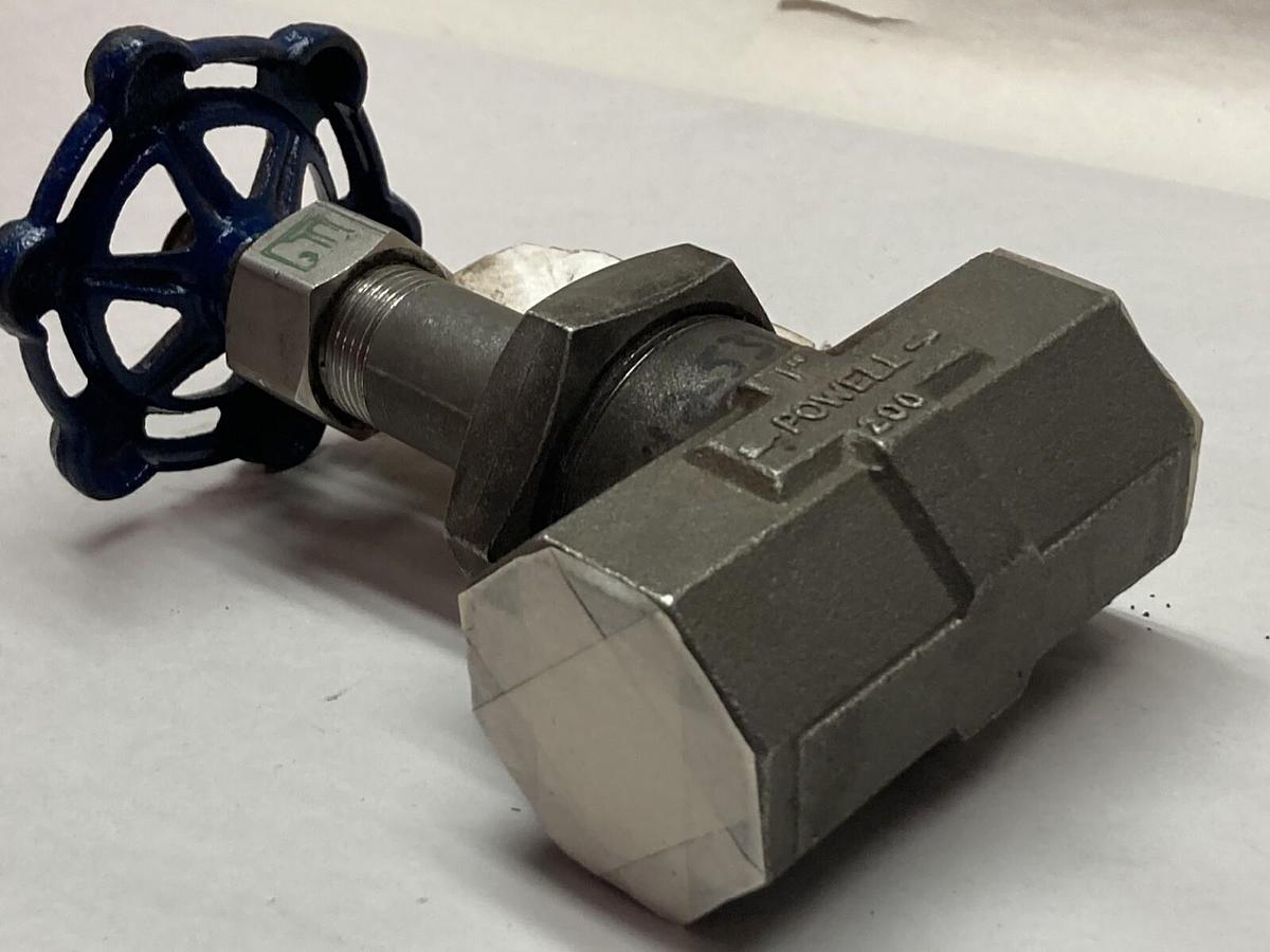 Powell,Figure 1861 1 Inch,Stainless Steel Globe Valve 200Wog 500F Max