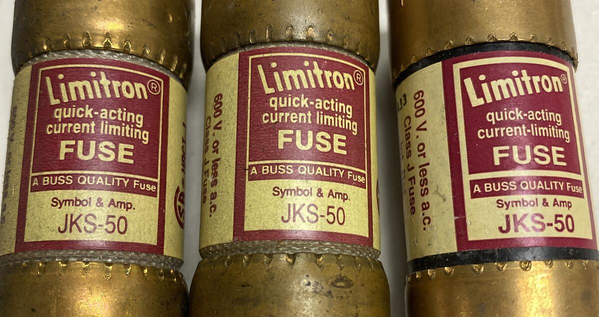 Cooper Bussmann,JKS-50,Fuse Lot of 3 NOS