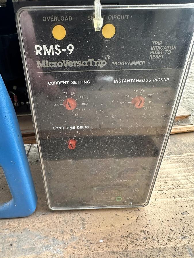 Used GE,AK-2A-25-1,600Amp 600VAC w/RMS-9 MicroVersa Trip Programmer Refurbished