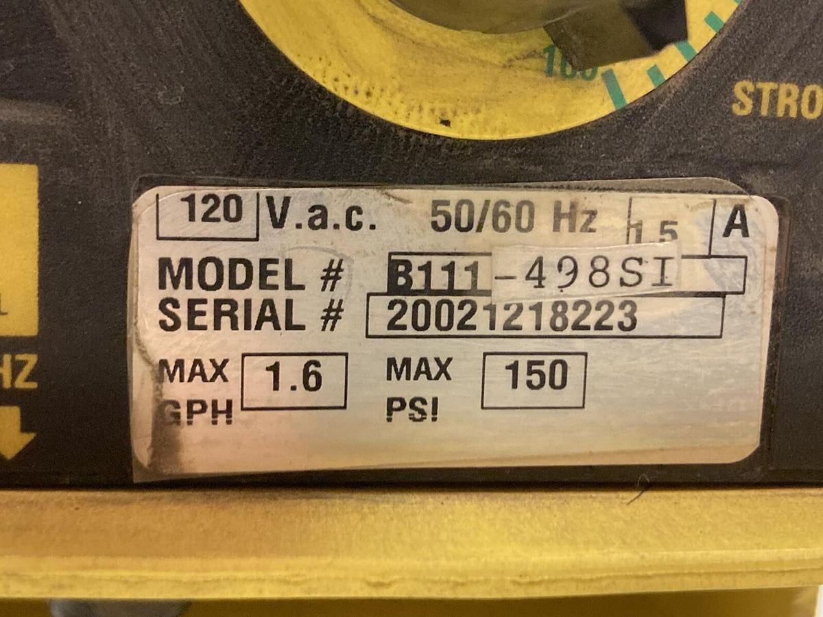Used LMI Milton Roy,B111-498SI,Electromagnetic Dosing Pump 110 PSI Max