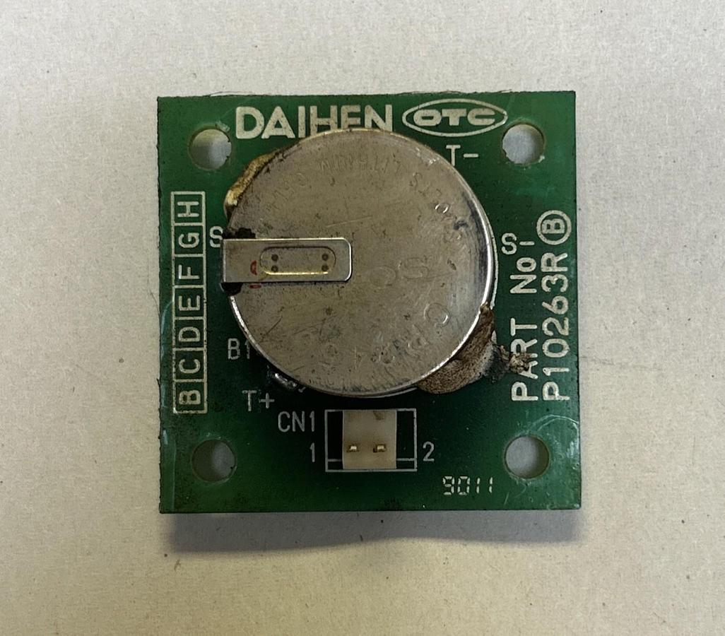 Used DAIHEN OTC,P10263R,CIRCUIT BOARD FOR DP400 WELDER