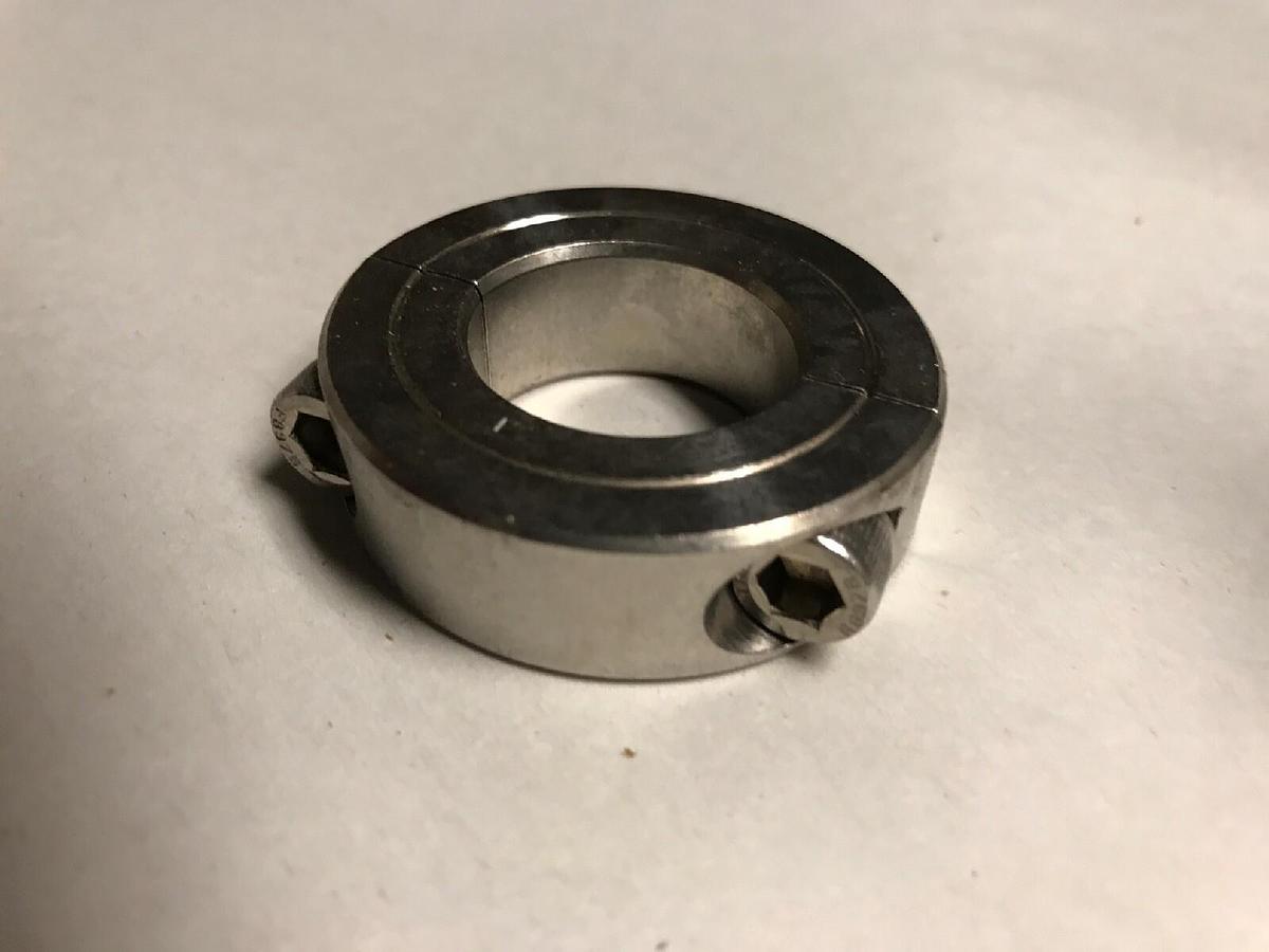 Used Climax,2C-093-S,Clamping Shaft Collar 15/16 INCH SS Box of 20