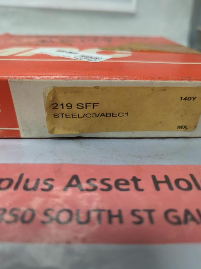 MRC,219SFF,DEEP GROOVE BALL BEARING NOS