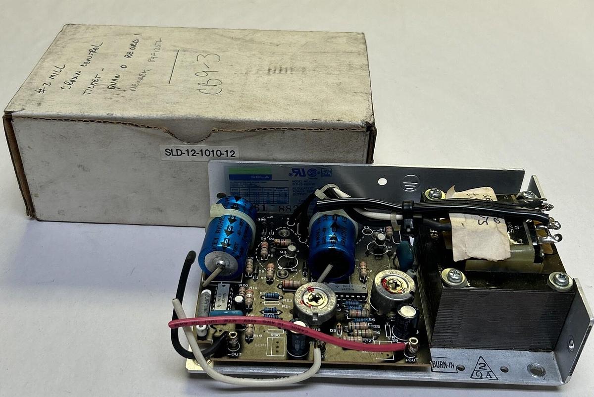 Used SOLA HD,SLD-12-1010-12,POWER SUPPLY