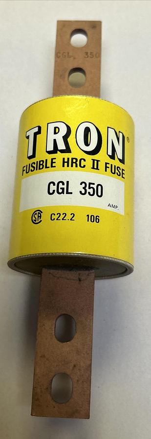 Used BUSSMANN,CGL-350,TRON FUSE 350A 600V NEW