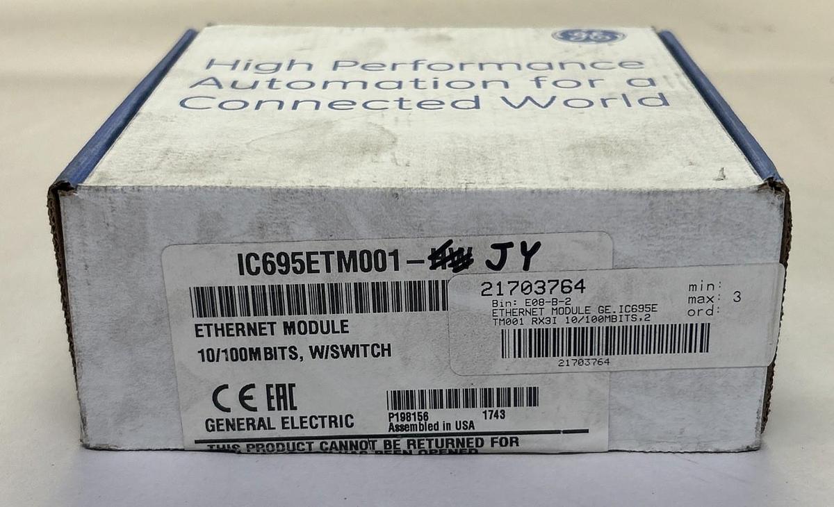 Used GE FANUC,IC695ETM001-JY,ETHERNET MODULE