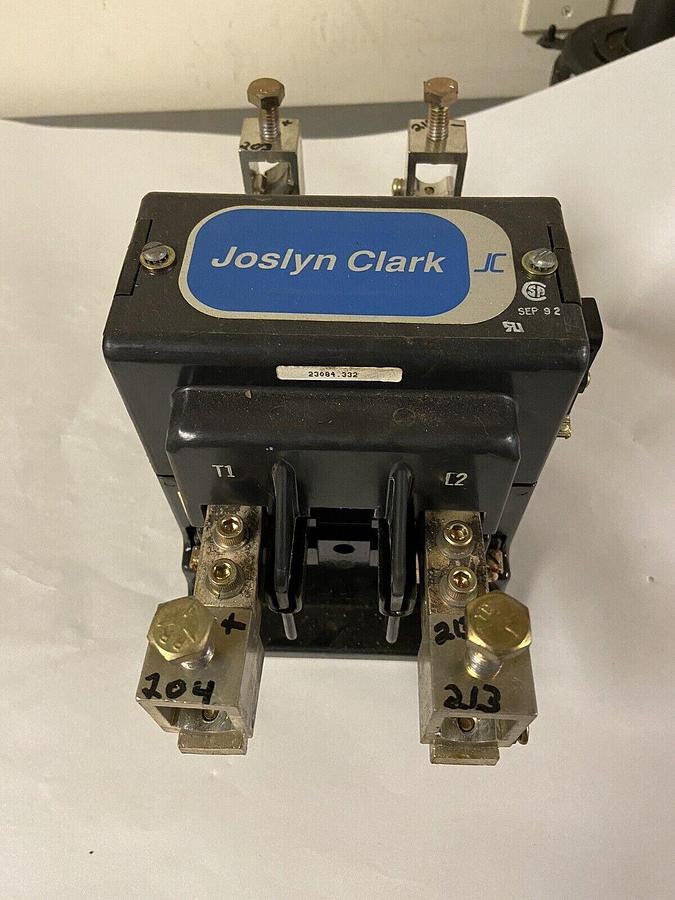 Used Joslyn Clark,5DP9-5021-11,Definite Purpose Contactor 260A 500VDC