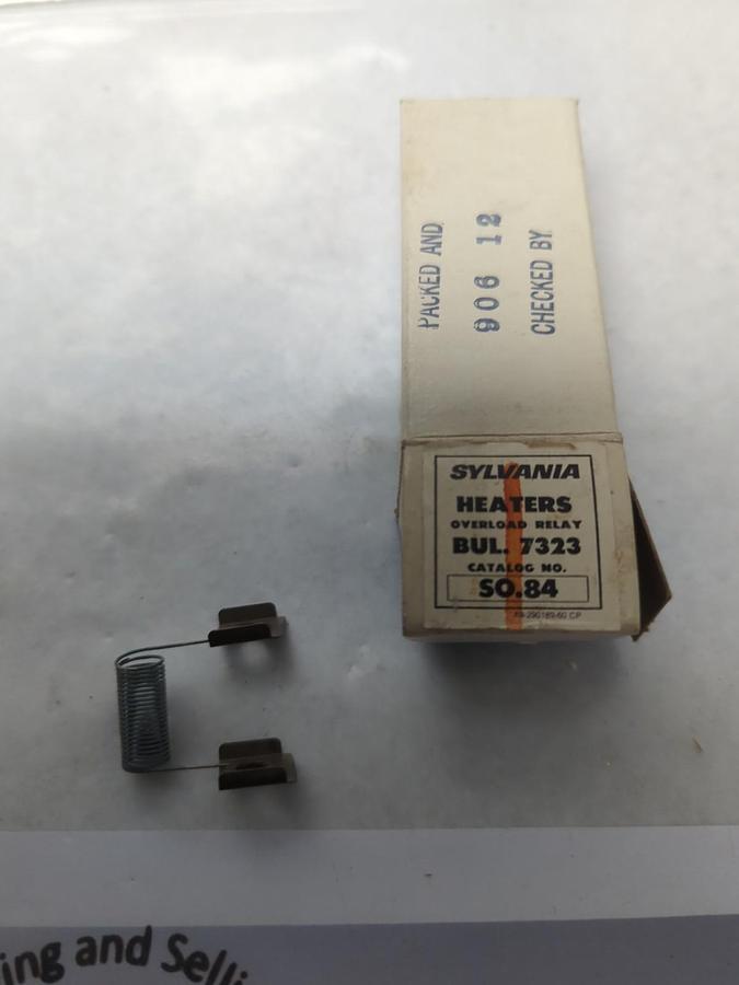 SYLVANIA,S0.84OVERLOAD HEATER ELEMENT NOS