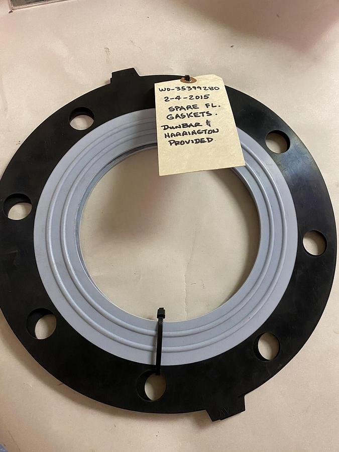 DUNBAR & HARRINGTON,150#,PTFE GASKET 6 INCH X 150# LOT OF 2
