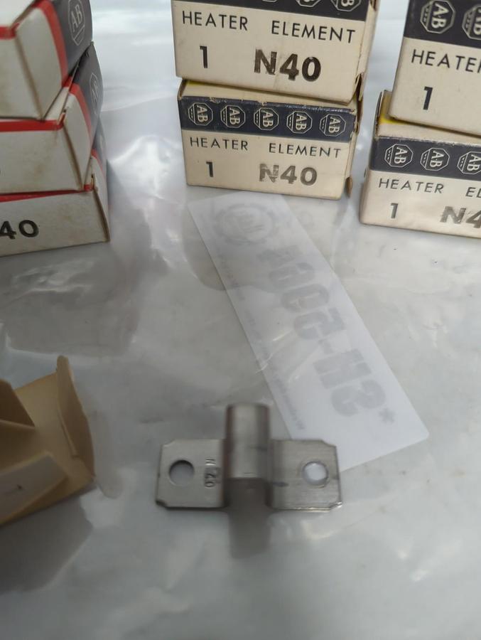 ALLEN BRADLEY,N40,THERMAL OVERLOAD HEATER ELEMENT LOT OF 12 NOS