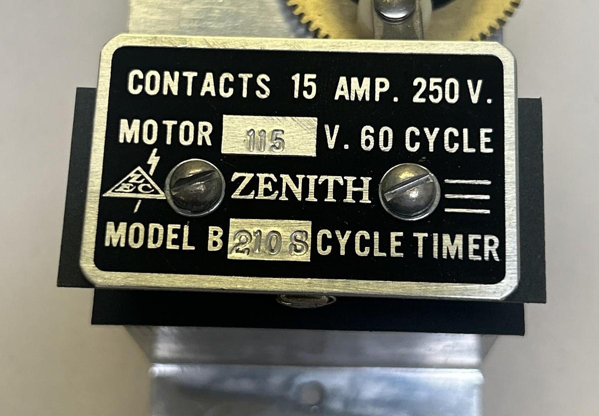 ZENITH ELECTRIC,B210S,CYCLE TIMER MODULE NOS