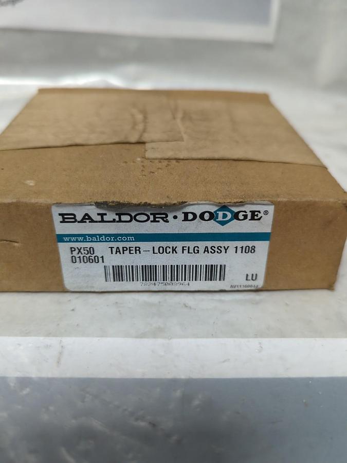 BALDOR-DODGE,PX50-010601,TAPER LOCK FLANGE ASSEMBLY 1108 NOS