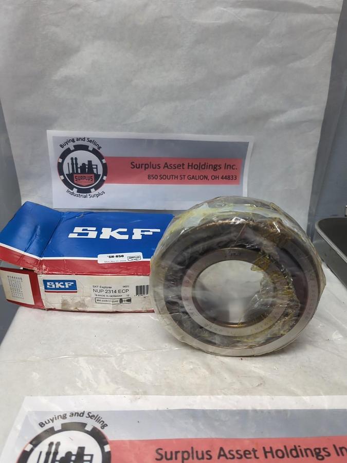 SKF,NUP 2314 ECP,CYLINDRICAL ROLLER BEARING 70MM BORE NOS