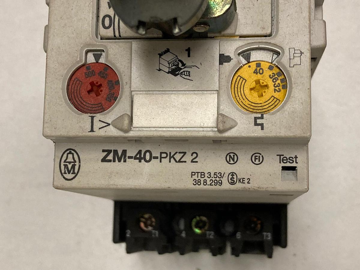 Used Klockner-Moeller,ZM-40-PKZ 2,Manual Motor Protector