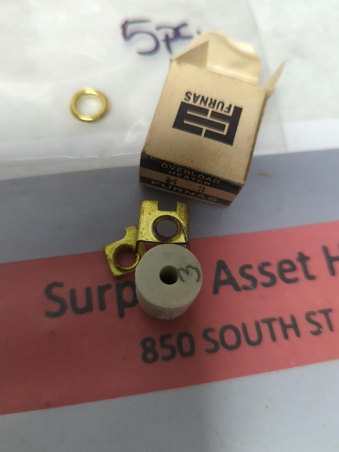 FURNAS,H3,OVERLOAD HEATER ELEMENT LOT OF 5 NOS