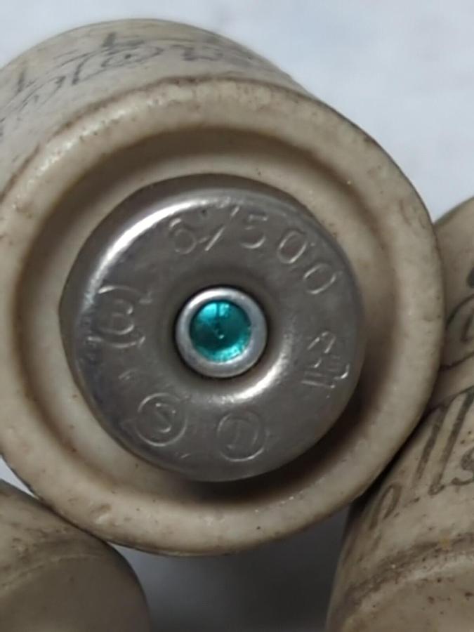 Used TRAGA,6/500,CERAMIC BOTTLE FUSE LOT OF 4 PRE-OWNED