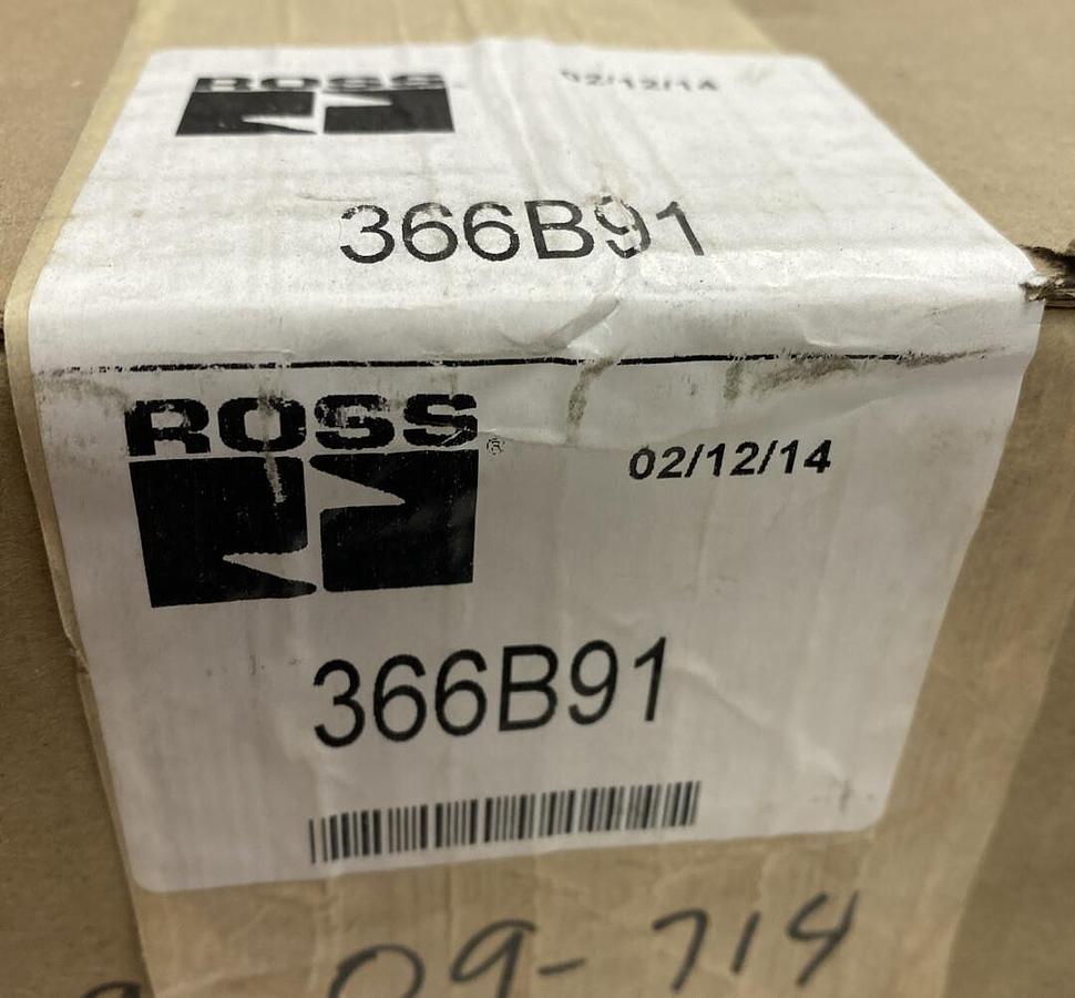 Used Ross,366B91,Pneumatic Valve Base FACTORY SEALED NOS