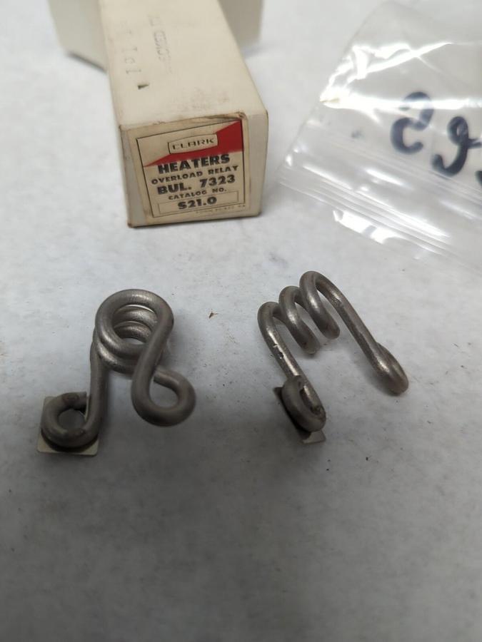 CLARK,BUL.7323 S21.0,THERMAL OVERLOAD HEATER ELEMENT LOT OF 4 NOS