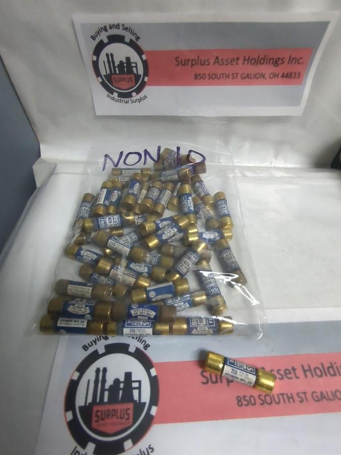 Used COOPER BUSSMANN,NON-10,ONE-TIME FUSE 10 AMP LOT OF 49 PRE-OWNED