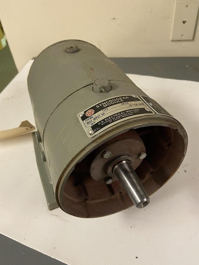 US Motors,GMP Syncrogear,Module Gear Reducer Frame 5 Ratio 25.63 1.5Hp