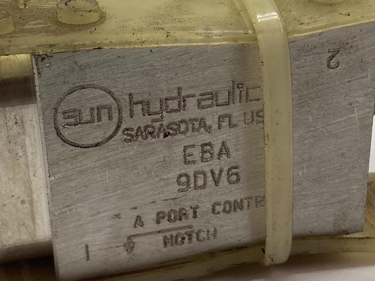 Used Sun Hydraulics,EBA 9DV6,Check Valve
