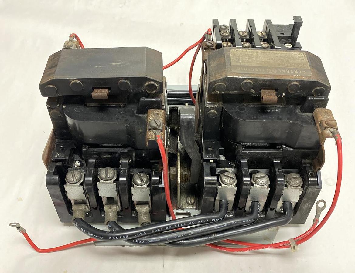 GE,CR309D0,Reversing Starter Size 2 45AMP 600V Coil 120V NOS